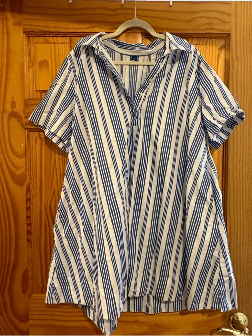 Old Navy Striped Shirt Dress